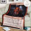 Game Mtg Magic The Gathering M21 152 Hobblefiend Fleece Blanket Tagotee