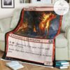 Game Mtg Magic The Gathering M21 153 Igneous Cur Fleece Blanket Tagotee