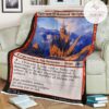 Game Mtg Magic The Gathering M21 157 Sanctum Of Shattered Heights Fleece Blanket