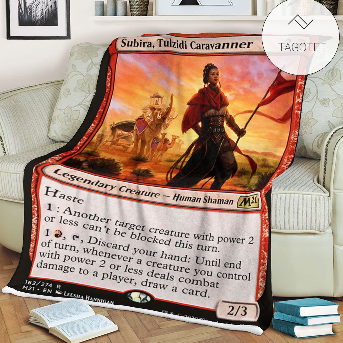Game Mtg Magic The Gathering M21 162 Subira Tulzidi Caravanner Fleece Blanket Tagotee Game Mtg Magic The Gathering M21 162 Subira Tulzidi Caravanner Fleece Blanket Tagotee