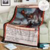 Game Mtg Magic The Gathering M21 166 Traitorous Greed Fleece Blanket Tagotee
