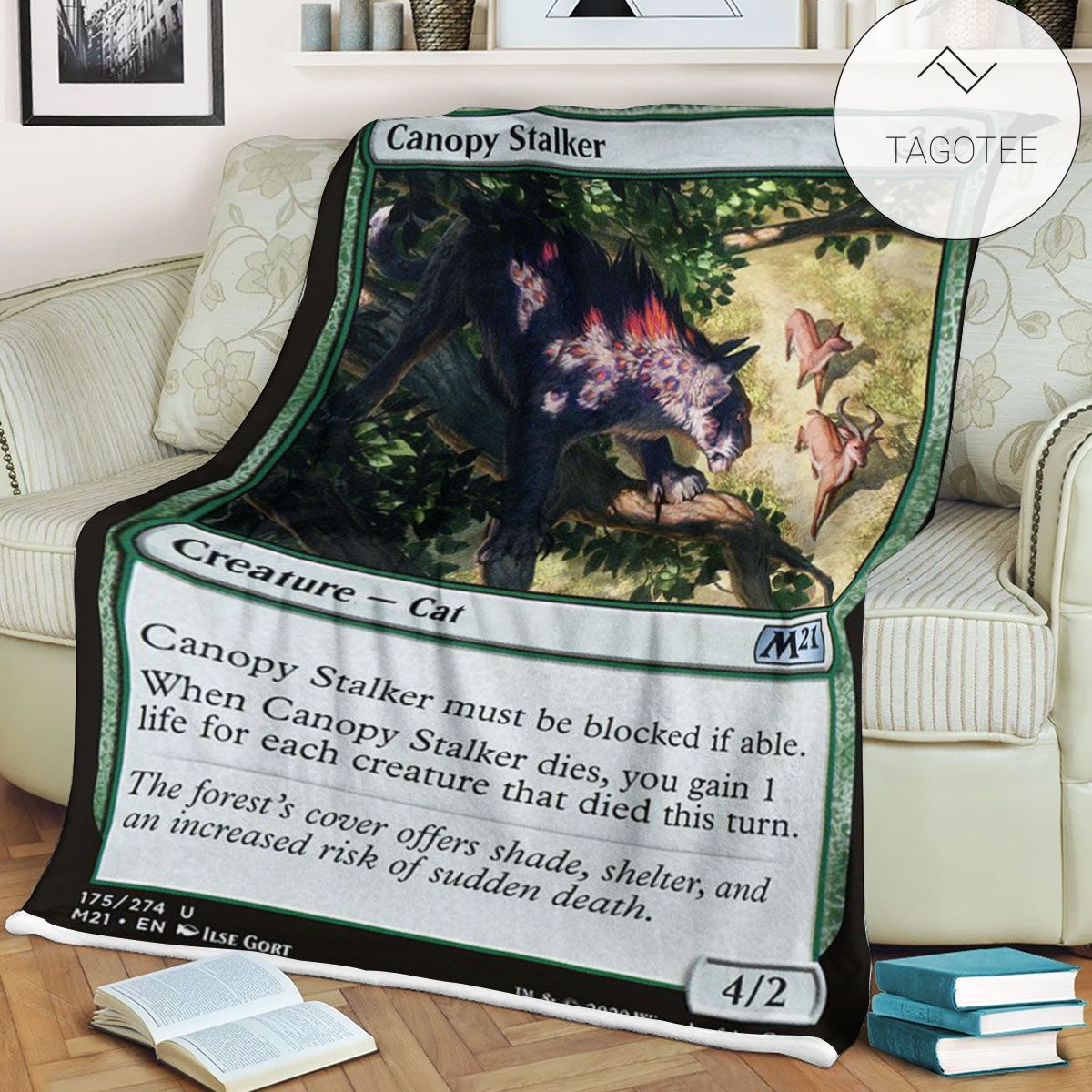Game Mtg Magic The Gathering M21 175 Canopy Stalker Fleece Blanket Tagotee Game Mtg Magic The Gathering M21 175 Canopy Stalker Fleece Blanket Tagotee