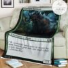 Game Mtg Magic The Gathering M21 184 Garruk S Gorehorn Fleece Blanket