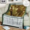Game Mtg Magic The Gathering M21 187 Gnarled Sage Fleece Blanket