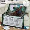Game Mtg Magic The Gathering M21 190 Invigorating Surge Fleece Blanket