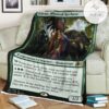 Game Mtg Magic The Gathering M21 191 Jolrael Mwonvuli Recluse Fleece Blanket