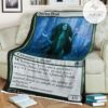 Game Mtg Magic The Gathering M21 198 Quirion Dryad Fleece Blanket