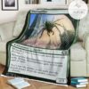 Game Mtg Magic The Gathering M21 207 Snarespinner Fleece Blanket