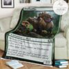 Game Mtg Magic The Gathering M21 212 Trufflesnout Fleece Blanket