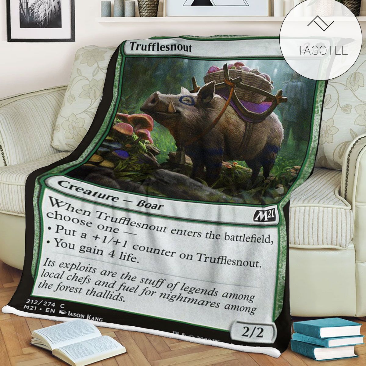 Game Mtg Magic The Gathering M21 212 Trufflesnout Fleece Blanket Game Mtg Magic The Gathering M21 212 Trufflesnout Fleece Blanket
