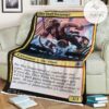 Game Mtg Magic The Gathering M21 217 Dire Fleet Warmonger Fleece Blanket