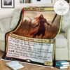 Game Mtg Magic The Gathering M21 224 Radha Heart Of Keld Fleece Blanket
