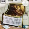 Game Mtg Magic The Gathering M21 226 Twinblade Assassins Fleece Blanket