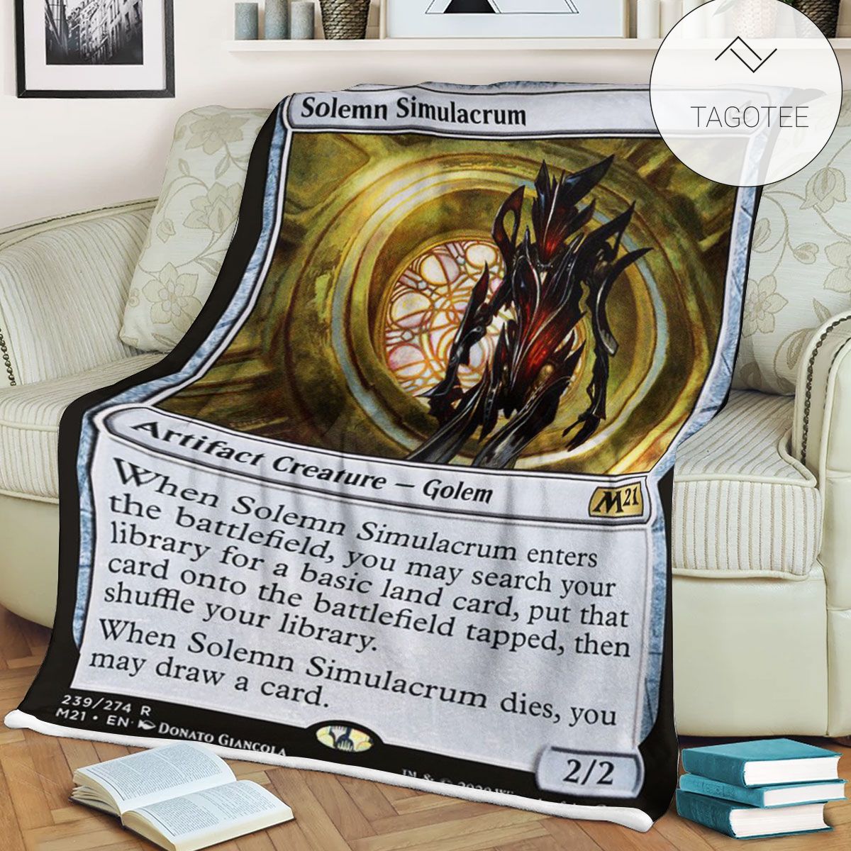 Game Mtg Magic The Gathering M21 239 Solemn Simulacrum Fleece Blanket Tagotee Game Mtg Magic The Gathering M21 239 Solemn Simulacrum Fleece Blanket Tagotee