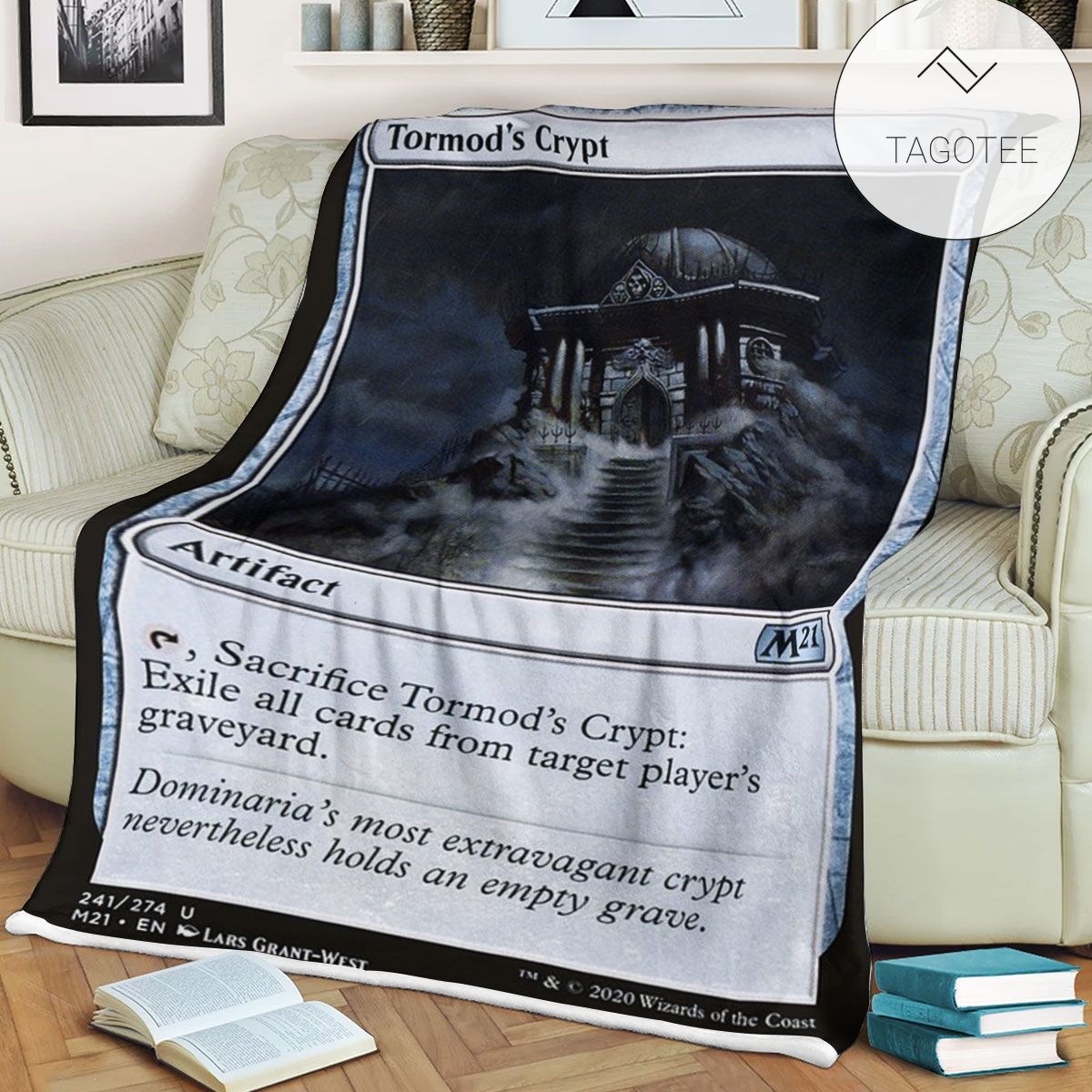 Game Mtg Magic The Gathering M21 241 Tormod S Crypt Fleece Blanket Game Mtg Magic The Gathering M21 241 Tormod S Crypt Fleece Blanket