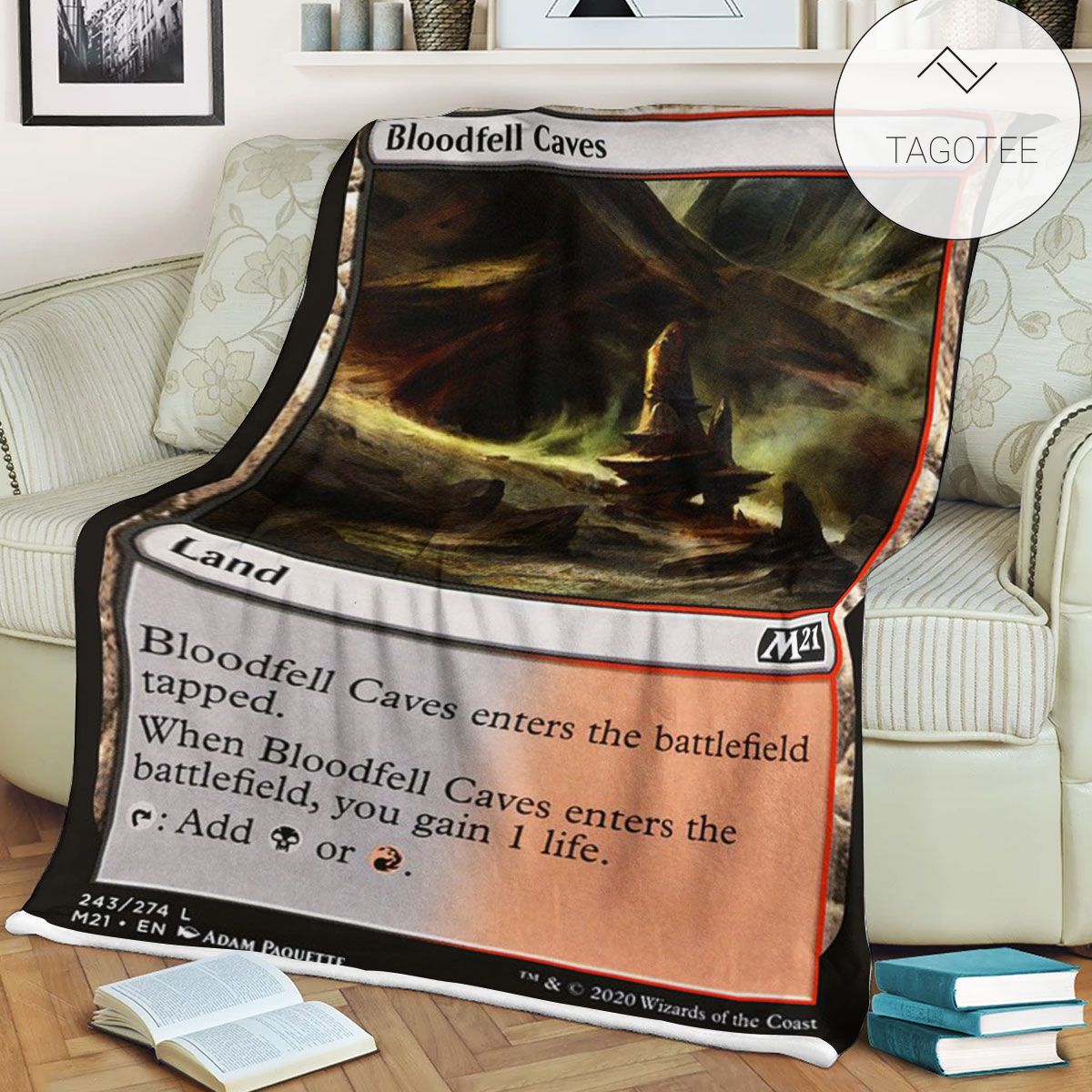Game Mtg Magic The Gathering M21 243 Bloodfell Caves Fleece Blanket Tagotee Game Mtg Magic The Gathering M21 243 Bloodfell Caves Fleece Blanket Tagotee