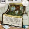 Game Mtg Magic The Gathering M21 246 Fabled Passage Fleece Blanket Tagotee