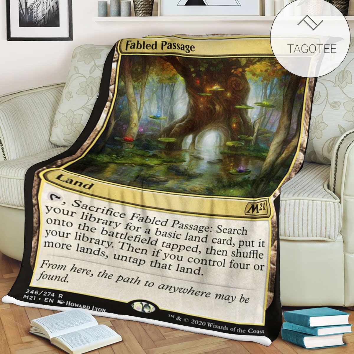 Game Mtg Magic The Gathering M21 246 Fabled Passage Fleece Blanket Tagotee Game Mtg Magic The Gathering M21 246 Fabled Passage Fleece Blanket Tagotee