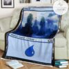 Game Mtg Magic The Gathering M21 265 Island Fleece Blanket Tagotee