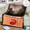 Game Mtg Magic The Gathering M21 270 Mountain Fleece Blanket