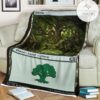 Game Mtg Magic The Gathering M21 272 Forest Fleece Blanket