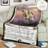 Game Mtg Magic The Gathering M21 288 Basri S Lieutenant Fleece Blanket