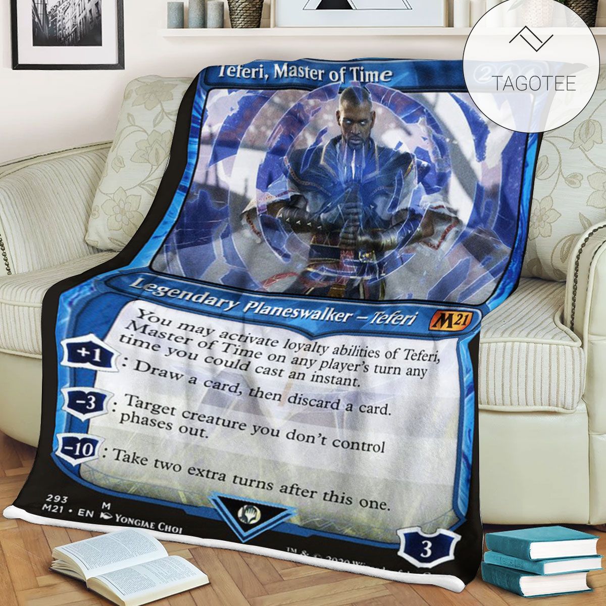Game Mtg Magic The Gathering M21 293 Teferi Master Of Time Fleece Blanket Tagotee Game Mtg Magic The Gathering M21 293 Teferi Master Of Time Fleece Blanket Tagotee