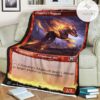 Game Mtg Magic The Gathering M21 303 Chandra S Magmutt Fleece Blanket Tagotee