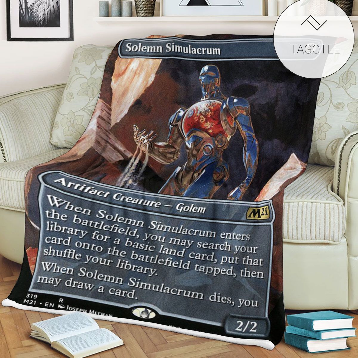 Game Mtg Magic The Gathering M21 319 Solemn Simulacrum Fleece Blanket Tagotee Game Mtg Magic The Gathering M21 319 Solemn Simulacrum Fleece Blanket Tagotee
