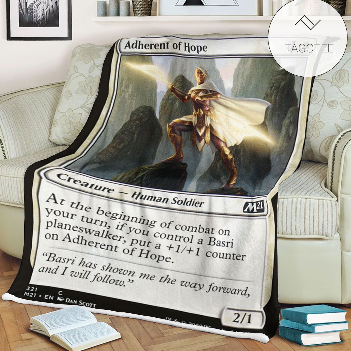 Game Mtg Magic The Gathering M21 321 Adherent Of Hope Fleece Blanket Tagotee Game Mtg Magic The Gathering M21 321 Adherent Of Hope Fleece Blanket Tagotee