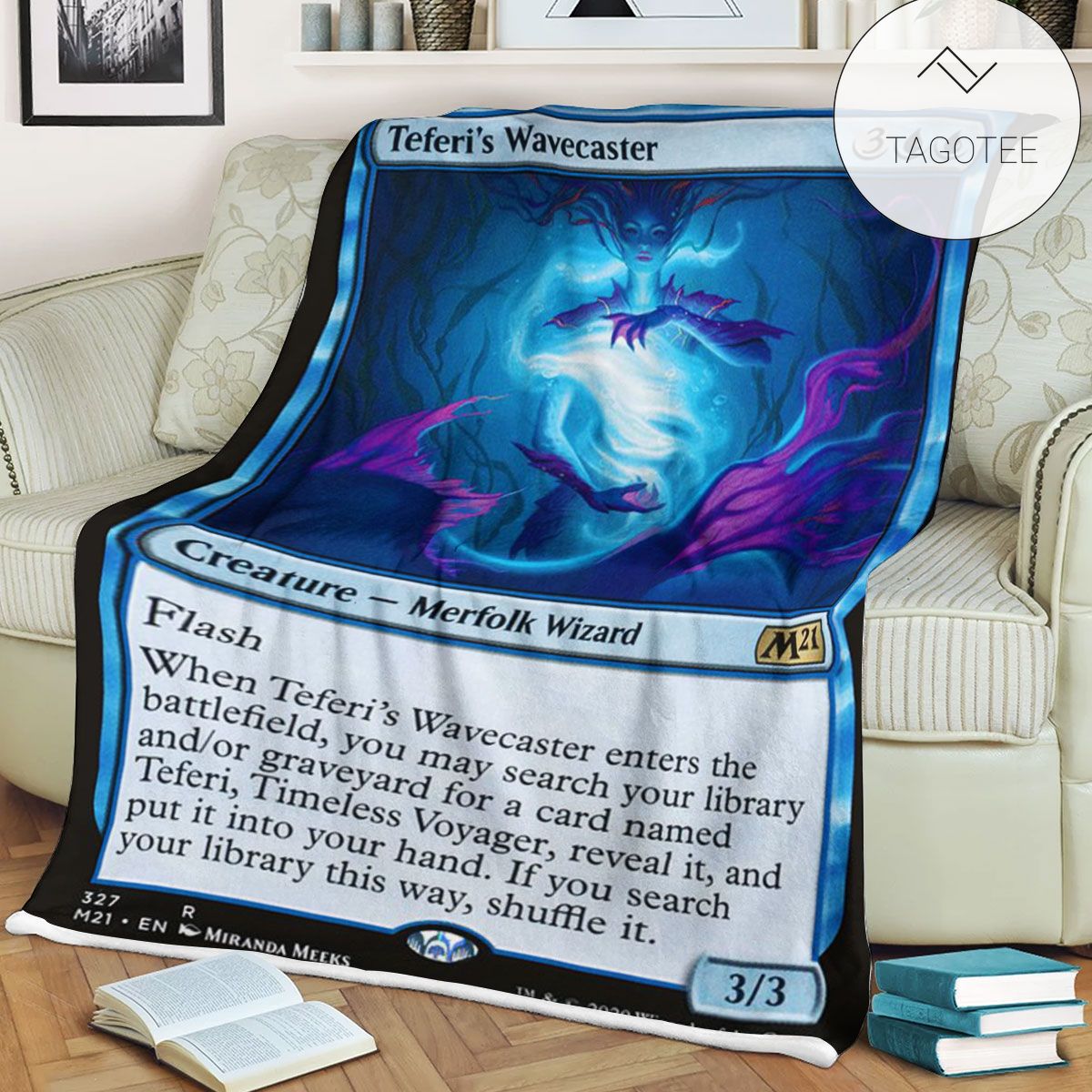 Game Mtg Magic The Gathering M21 327 Teferi S Wavecaster Fleece Blanket Game Mtg Magic The Gathering M21 327 Teferi S Wavecaster Fleece Blanket
