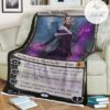 Game Mtg Magic The Gathering M21 328 Liliana Death Mage Fleece Blanket