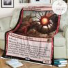 Game Mtg Magic The Gathering M21 333 Chandra S Firemaw Fleece Blanket