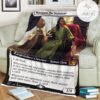 Game Mtg Magic The Gathering M21 343 Mangara The Diplomat Fleece Blanket Tagotee