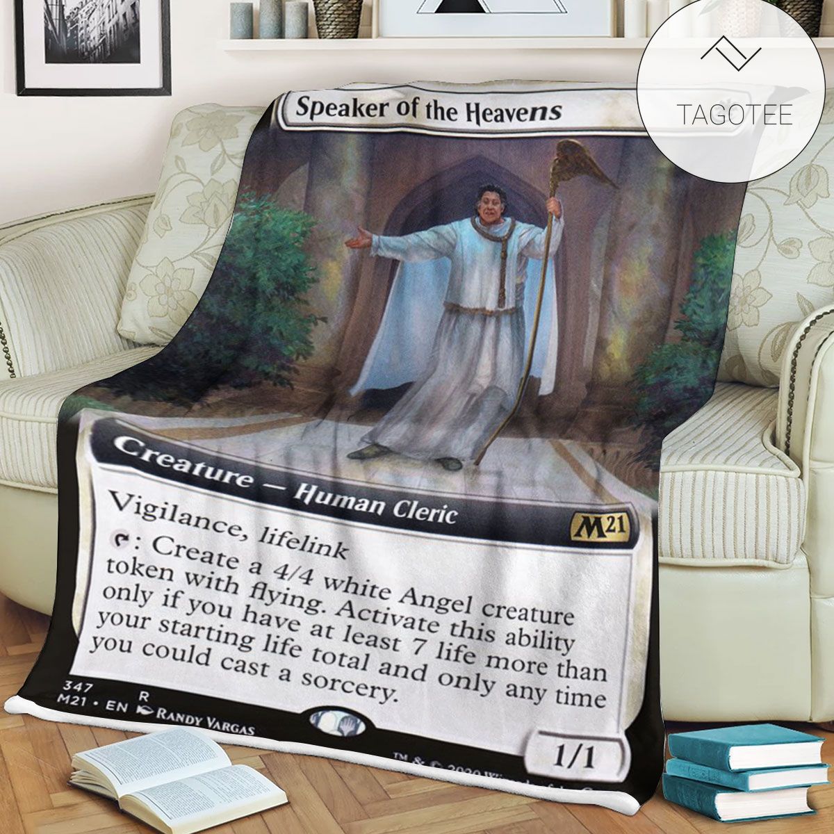 Game Mtg Magic The Gathering M21 347 Speaker Of The Heavens Fleece Blanket Tagotee Game Mtg Magic The Gathering M21 347 Speaker Of The Heavens Fleece Blanket Tagotee
