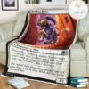 Game Mtg Magic The Gathering M21 36 Selfless Savior Fleece Blanket