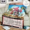 Game Mtg Magic The Gathering M21 363 Brash Taunter Fleece Blanket Tagotee