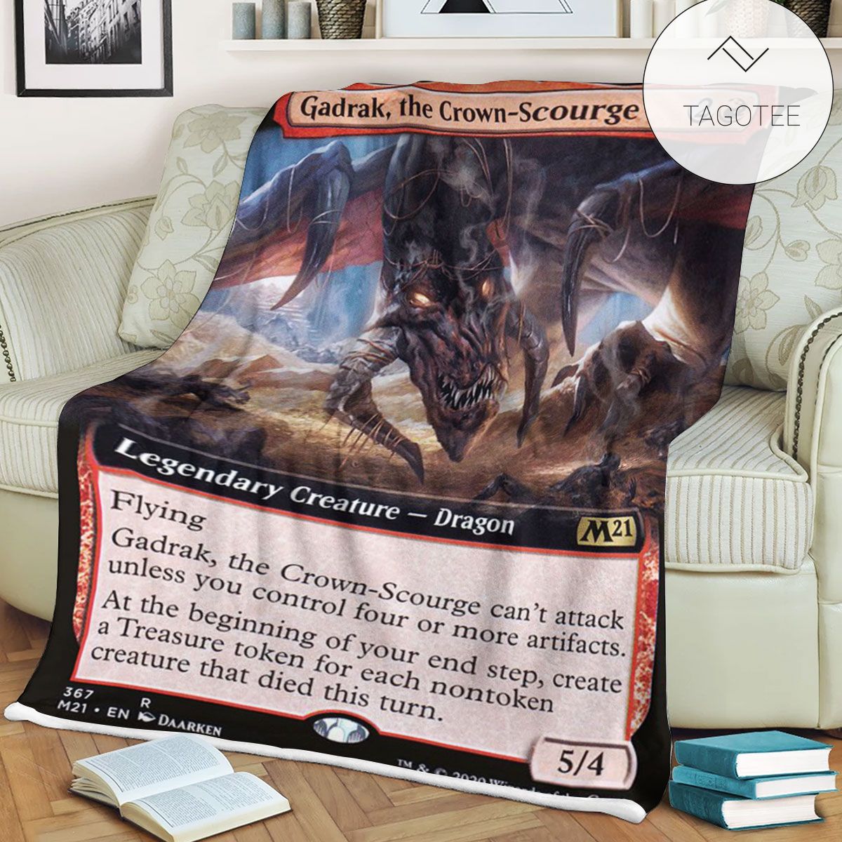 Game Mtg Magic The Gathering M21 367 Gadrak The Crown Scourge Fleece Blanket Game Mtg Magic The Gathering M21 367 Gadrak The Crown Scourge Fleece Blanket