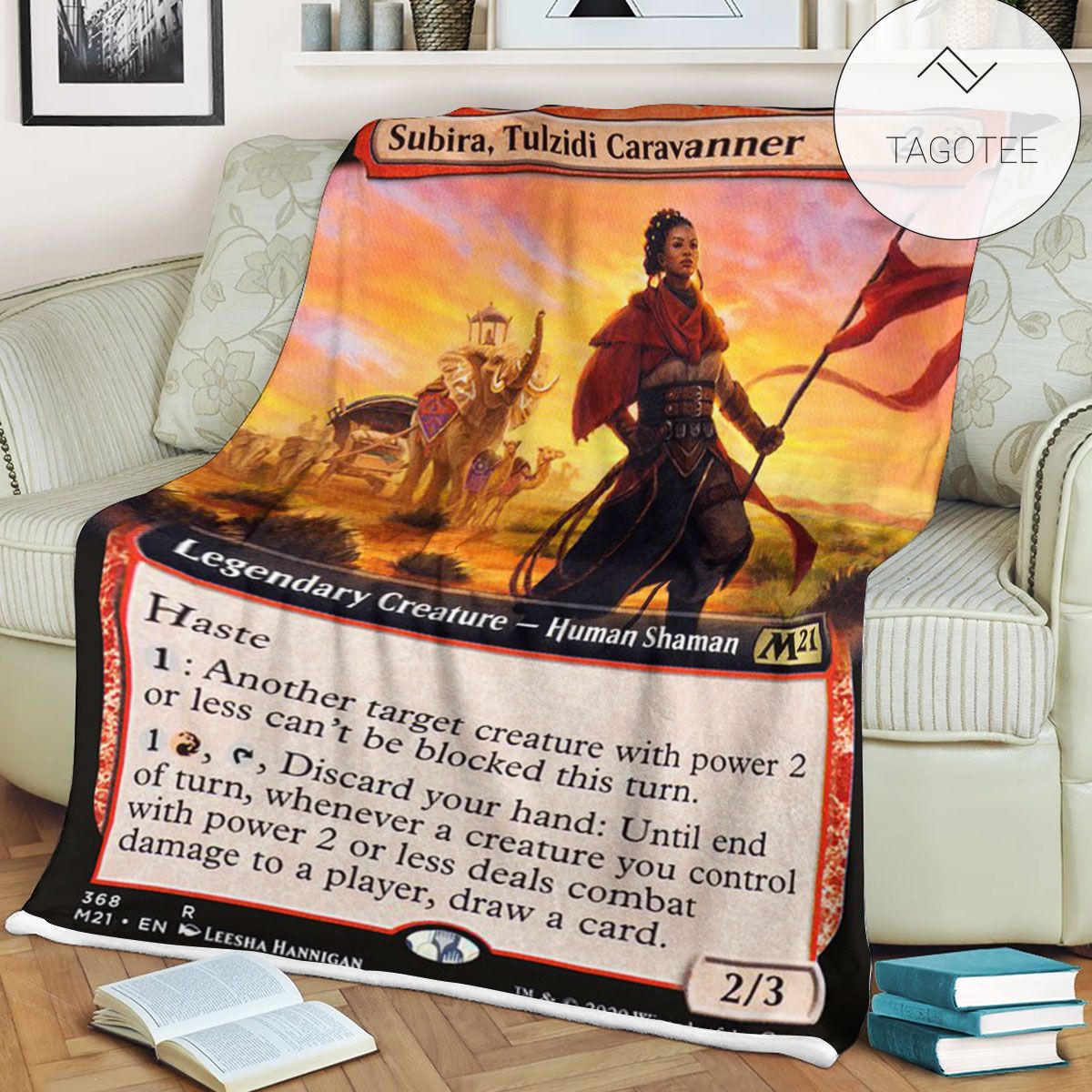 Game Mtg Magic The Gathering M21 368 Subira Tulzidi Caravanner Fleece Blanket Game Mtg Magic The Gathering M21 368 Subira Tulzidi Caravanner Fleece Blanket