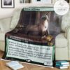 Game Mtg Magic The Gathering M21 374 Feline Sovereign Fleece Blanket Tagotee
