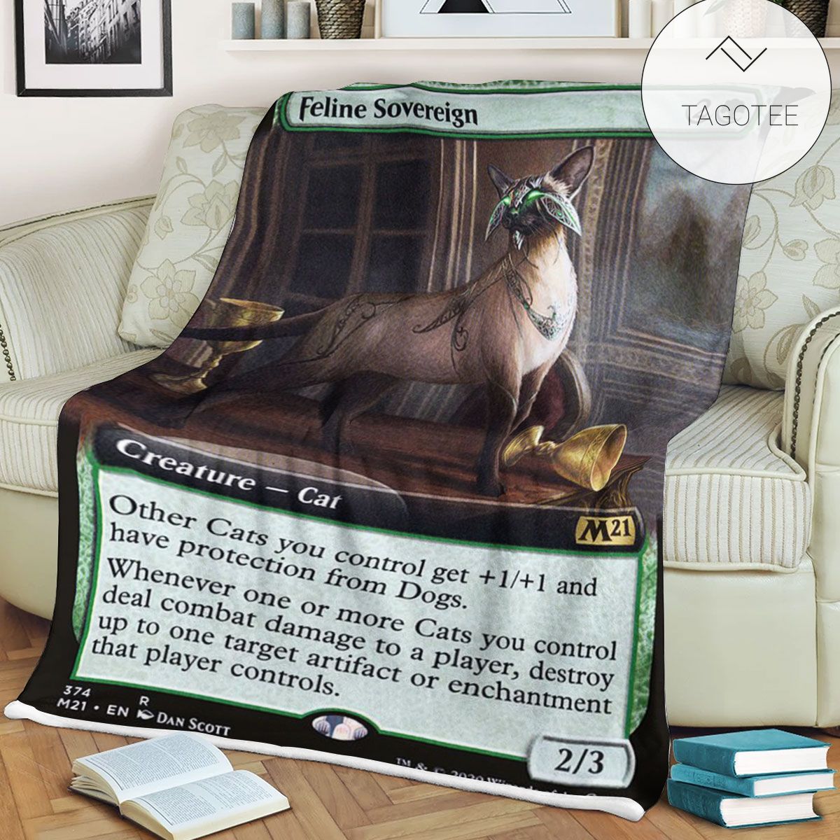 Game Mtg Magic The Gathering M21 374 Feline Sovereign Fleece Blanket Tagotee Game Mtg Magic The Gathering M21 374 Feline Sovereign Fleece Blanket Tagotee