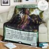 Game Mtg Magic The Gathering M21 376 Jolrael Mwonvuli Recluse Fleece Blanket