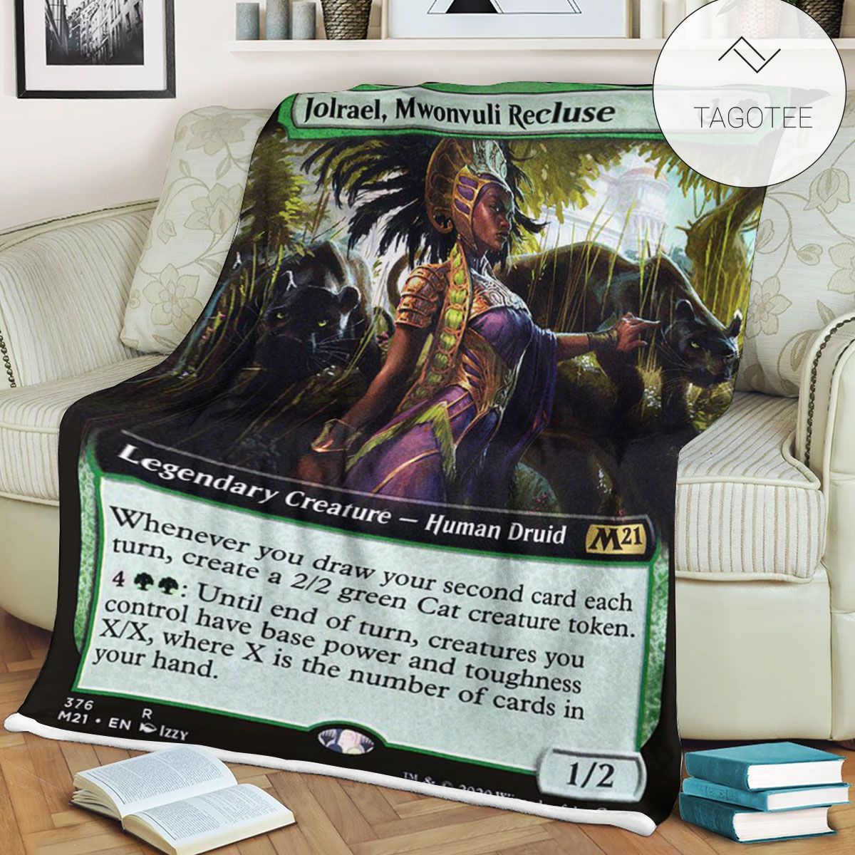 Game Mtg Magic The Gathering M21 376 Jolrael Mwonvuli Recluse Fleece Blanket Game Mtg Magic The Gathering M21 376 Jolrael Mwonvuli Recluse Fleece Blanket