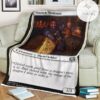 Game Mtg Magic The Gathering M21 39 Staunch Shieldmate Fleece Blanket