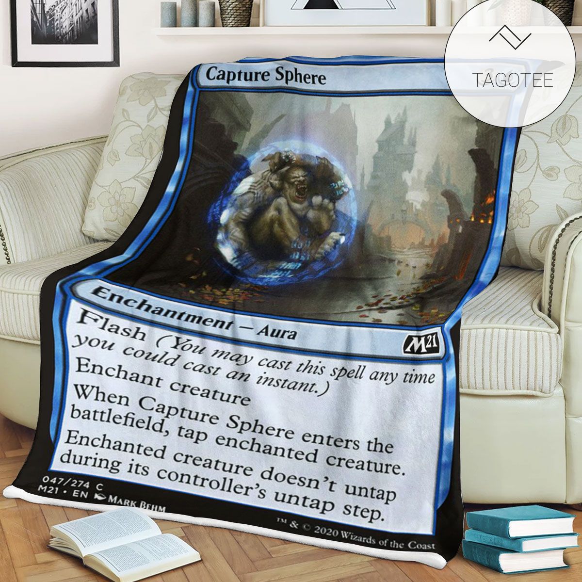 Game Mtg Magic The Gathering M21 47 Capture Sphere Fleece Blanket Tagotee Game Mtg Magic The Gathering M21 47 Capture Sphere Fleece Blanket Tagotee