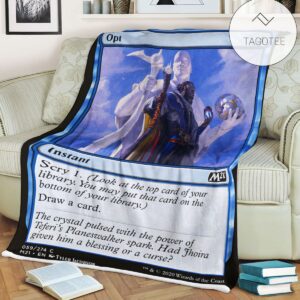 Game Mtg Magic The Gathering M21 59 Opt Fleece Blanket Tagotee