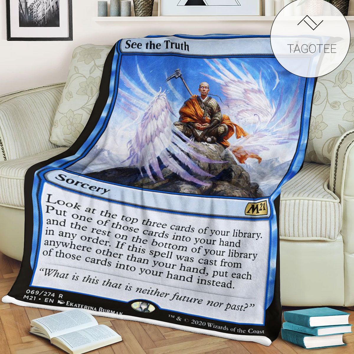 Game Mtg Magic The Gathering M21 69 See The Truth Fleece Blanket Tagotee Game Mtg Magic The Gathering M21 69 See The Truth Fleece Blanket Tagotee