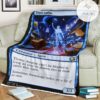 Game Mtg Magic The Gathering M21 81 Tome Anima Fleece Blanket