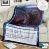 Game Mtg Magic The Gathering M21 82 Unsubstantiate Fleece Blanket
