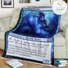 Game Mtg Magic The Gathering M21 83 Vodalian Arcanist Fleece Blanket